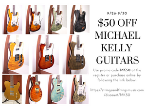 $50 Off All Michael Kelly Guitars!