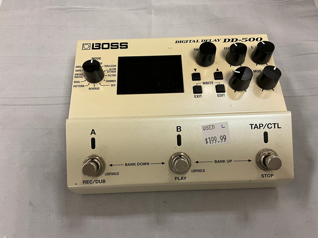 Used - Boss DD-500 - Digital Delay – Strings & Things Music LLC