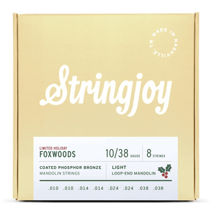 Stringjoy Foxwoods | Light Gauge (10-38) Coated Phosphor Bronze Mandolin Strings