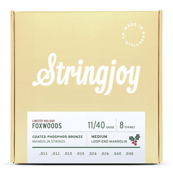 Stringjoy Foxwoods | Medium Gauge (11-40) Coated Phosphor Bronze Mandolin Strings