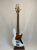 Used 2024 Fender Player Jazz Bass V Polar White SN:MX24006203