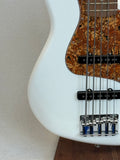 Used 2024 Fender Player Jazz Bass V Polar White SN:MX24006203