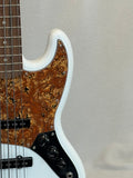 Used 2024 Fender Player Jazz Bass V Polar White SN:MX24006203