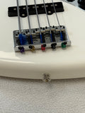 Used 2024 Fender Player Jazz Bass V Polar White SN:MX24006203
