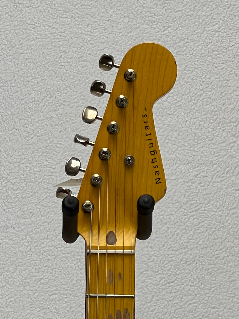Nash S57 Guitar, 3-Tone Burst, Extra Heavy Relic | Humbucker