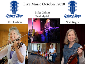 Live Shows in October featuring Strings & Things Music Instructors