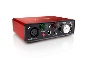 The Scarlett Solo is the perfect interface for singer/songwriters!