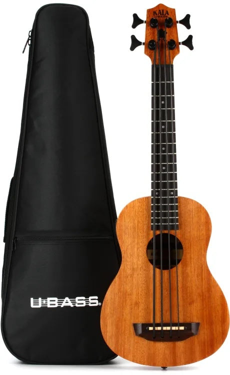 Kala Nomad Acoustic-Electric U-Bass Ukulele - Natural