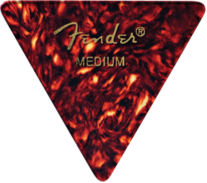 Fender 355 Shape Classic Celluloid Picks 12 Pack Medium - Tortoise Shell