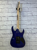 Ibanez GRX70QALTBB Transparent Blue Burst Left Handed