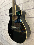 Yamaha APX600 Thinline Cutaway Acoustic/Electric Guitar Black