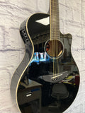 Yamaha APX600 Thinline Cutaway Acoustic/Electric Guitar Black
