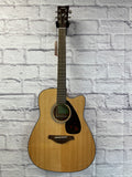 Yamaha FGX800C Acoustic/Electric Guitar with Cutaway - Natural