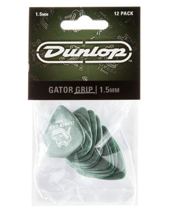 Dunlop GATOR GRIP PICK 1.5MM 12 Pack