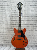 Ibanez AS73 Transparent Tangerine Flat SN:PW26060792