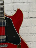 Ibanez AS73 Transparent Cherry Red SN:PW26070548