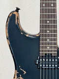Used 2024 Charvel Pro-Mod Relic San Dimas Style 1 HH FR PF Weathered Black SN:MC233515