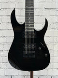 Ibanez GRG7221QA Transparent Black Sunburst SN:212Y04GS260706977