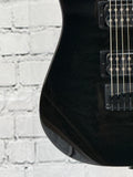 Ibanez GRG7221QA Transparent Black Sunburst SN:212Y04GS260706977