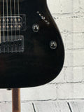 Ibanez GRG7221QA Transparent Black Sunburst SN:212Y04GS260706977