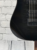Ibanez GRG7221QA Transparent Black Sunburst SN:212Y04GS260706978