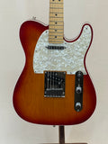 Used 2015 Fender American Deluxe Telecaster Aged Cherry Burst SN:US15014501