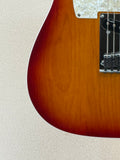 Used 2015 Fender American Deluxe Telecaster Aged Cherry Burst SN:US15014501