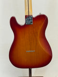 Used 2015 Fender American Deluxe Telecaster Aged Cherry Burst SN:US15014501