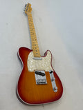 Used 2015 Fender American Deluxe Telecaster Aged Cherry Burst SN:US15014501