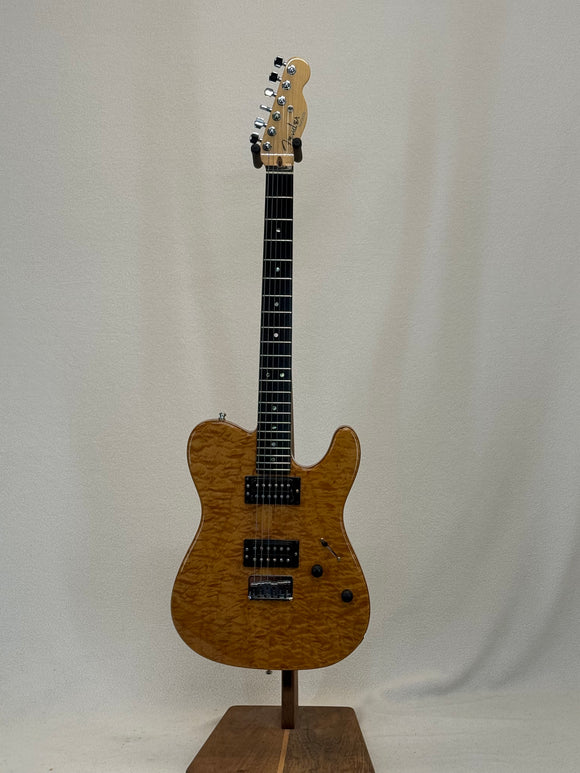 Used 2005 Fender American Deluxe Telecaster QMT HH SN:DZ4124611