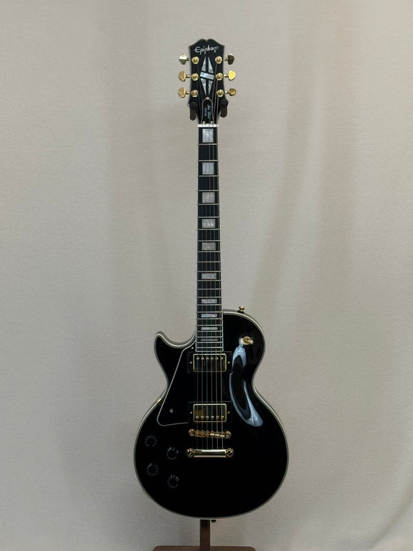 Used Epiphone Les Paul Custom Left Handed SN:24101526168