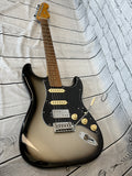 Used 2021 Fender Player Plus Stratocaster HSS Silverburst SN:MX21177867