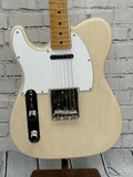 Used 2005 Fender ‘70s Telecaster Left Handed White Blonde SN:R021437