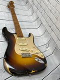Used 2018 Fender '17 LTD NAMM 56 STRAT RST REL WF2TS SN:CZ538742