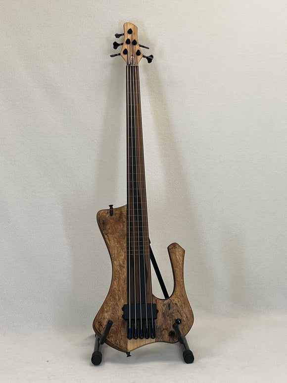 Used MG Fretless 5 String Bass