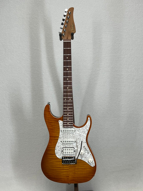 Suhr Standard Plus Trans Honey Amber Burst SN:72469