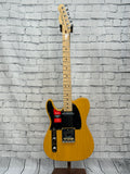 Used 2019 Fender American Pro Telecaster Left-Hand Butterscotch Blonde SN:US19016371