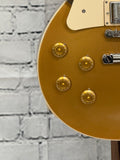 Used 2023 Gibson Les Paul Standard Gold Top Left Handed SN:213730324