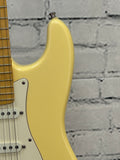 Used 1996 Fender American Standard Stratocaster Left-Handed Vintage White SN:N6107933