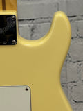 Used 1996 Fender American Standard Stratocaster Left-Handed Vintage White SN:N6107933