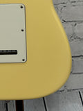 Used 1996 Fender American Standard Stratocaster Left-Handed Vintage White SN:N6107933