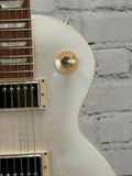 Used 2013 GibsonLes Paul Signature T Alpine White BurstWhite Left Handed SN:133220379