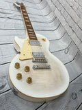 Used 2013 GibsonLes Paul Signature T Alpine White BurstWhite Left Handed SN:133220379