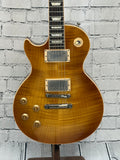 Used 2017 Gibson Les Paul Traditional Honey Burst Left Handed Neck Repair SN:170087114
