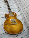 Used 2017 Gibson Les Paul Traditional Honey Burst Left Handed Neck Repair SN:170087114