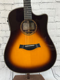 Used 2001 Taylor 710-CE Sunburst SN:20010911124