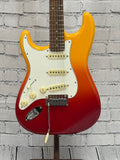Used 2022 Fender Player Plus Stratocaster Left Handed Tequila Sunrise SN:MX22288125