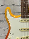 Used 2022 Fender Player Plus Stratocaster Left Handed Tequila Sunrise SN:MX22288125