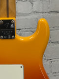 Used 2022 Fender Player Plus Stratocaster Left Handed Tequila Sunrise SN:MX22288125