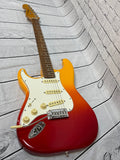 Used 2022 Fender Player Plus Stratocaster Left Handed Tequila Sunrise SN:MX22288125